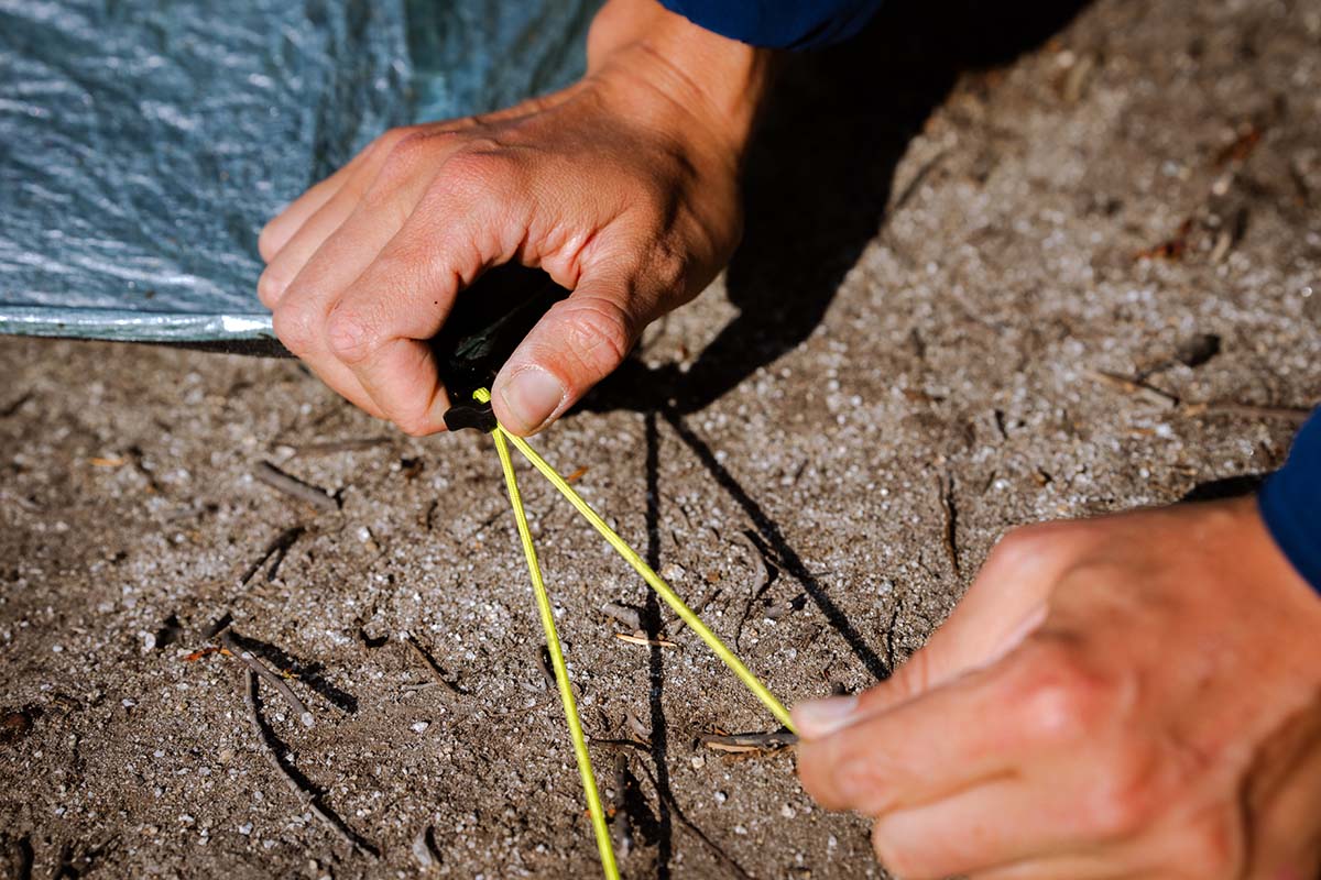 Zpacks Duplex Zip trekking-pole tent (tensioner)